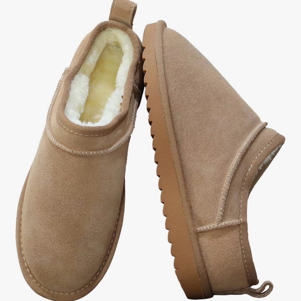 ⚠️NWB Women’s Micro Slippers Low-top Mini Boot Fleece Lining 8M⚠️Price Drop⚠️